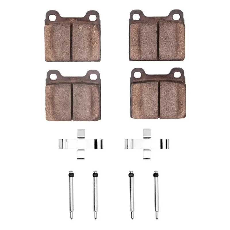 R1 72-72 Porsche 914 Front Semi Met Pads & Hardware Kit 1