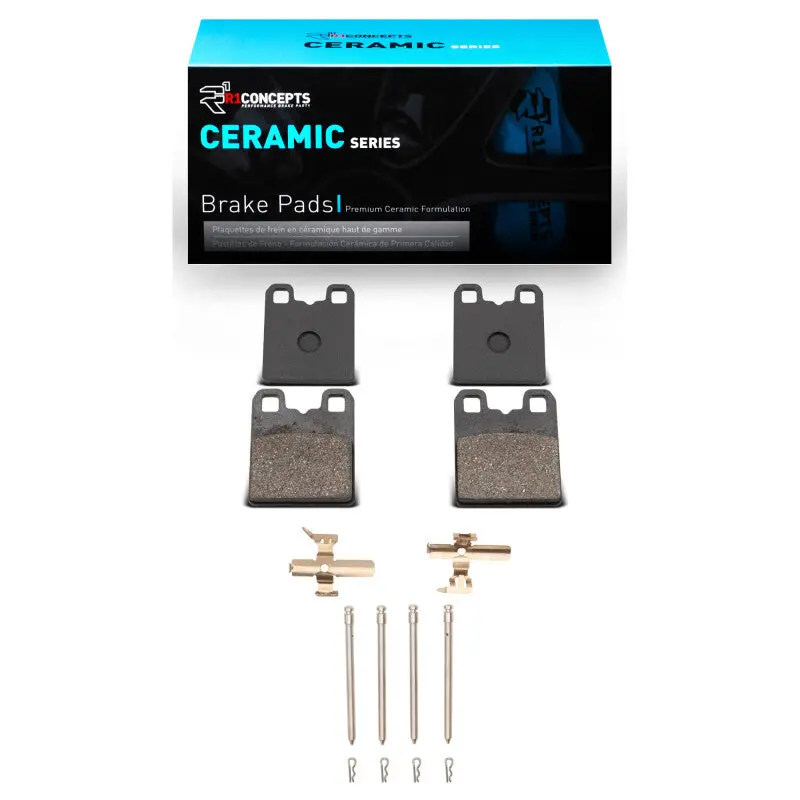 R1 14-25 Alfa Romeo Stelvio Parking Brake Ceramic Pads & Hardware Kit 1
