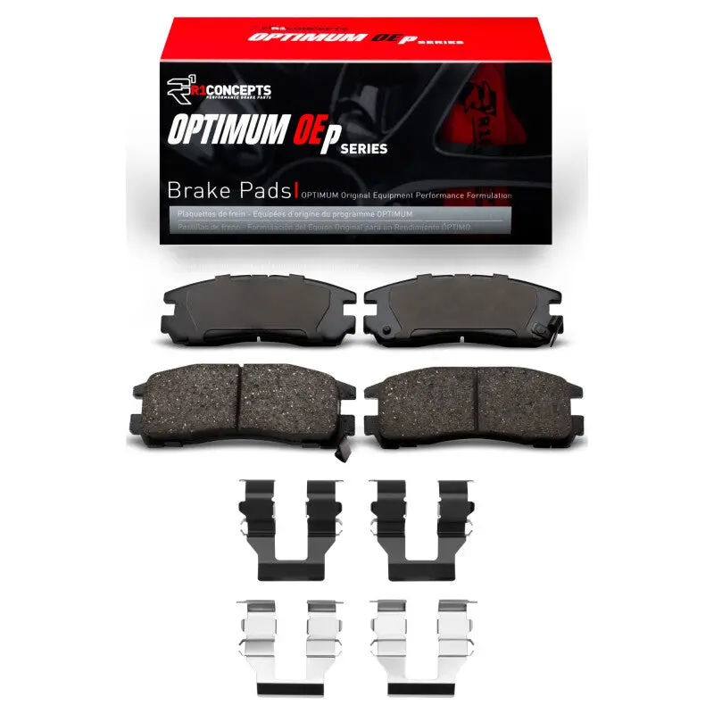 R1 92-12 Chrysler Sebring Rear Optimum Oe Pads & Hardware Kit 1