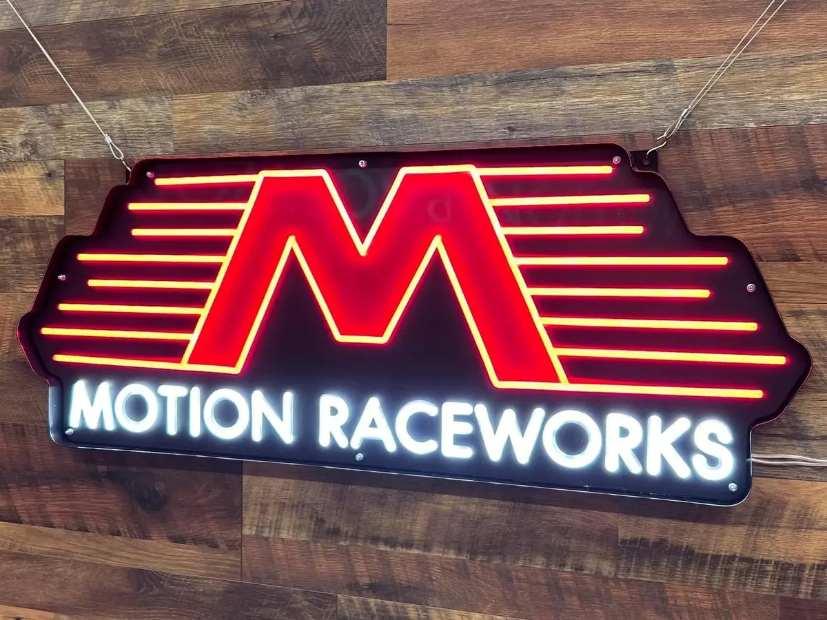 Motion Raceworks Led Neon Shop Sign 40"X16" 1
