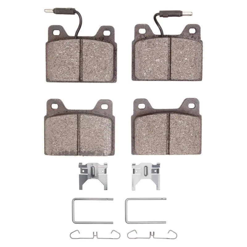 R1 80-89 Peugeot 604 Rear Semi Met Pads & Hardware Kit 1
