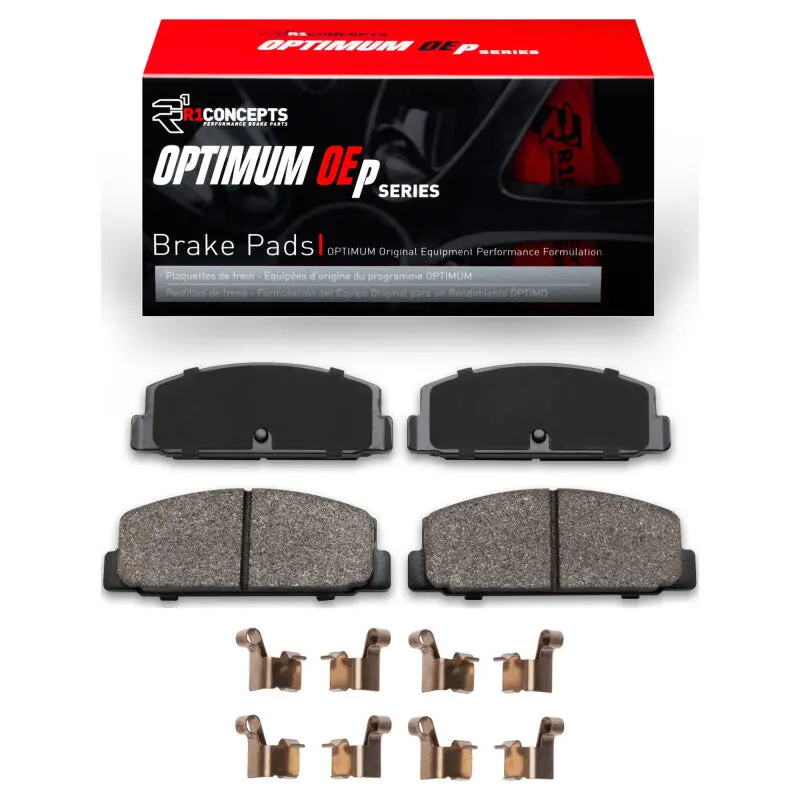 R1 84-89 Chrysler Conquest Rear Optimum Oe Pads & Hardware Kit 1