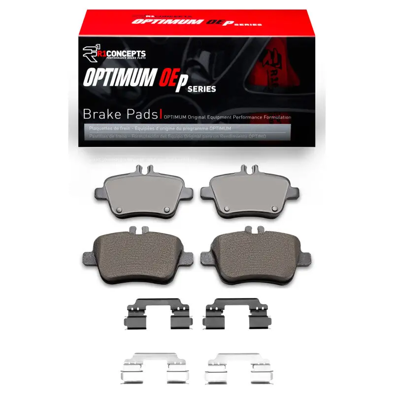 R1 14-15 Mercedes-Benz Cla250 Rear Optimum Oe Pads & Hardware Kit 1