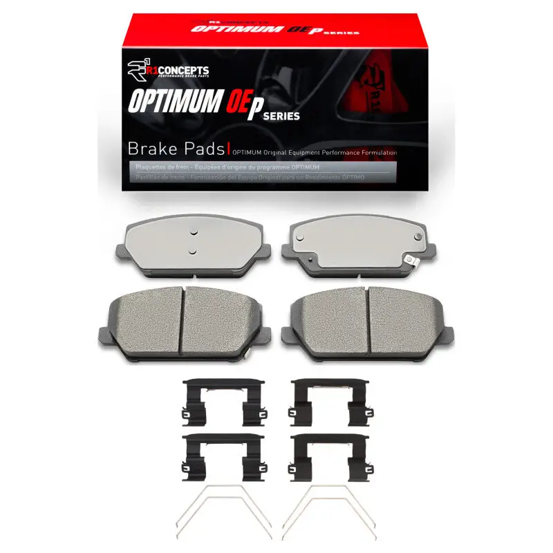 R1 2019-2022 Hyundai Veloster N Front R1 Optimum Oe Pads & Hardware Kit 1