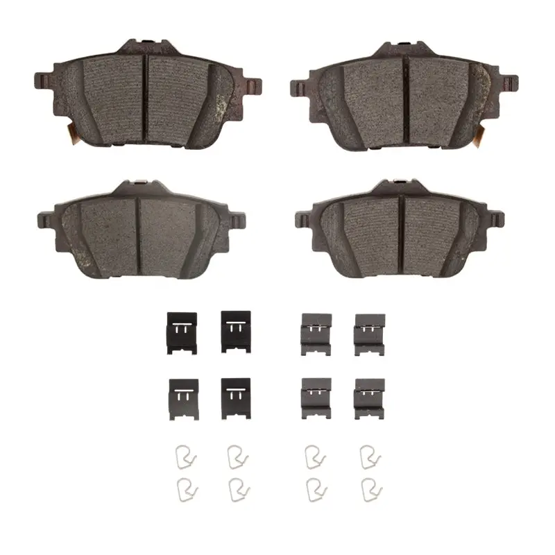R1 2020-2025 Nissan Sentra Rear R1 Ceramic Pads & Hardware Kit 1