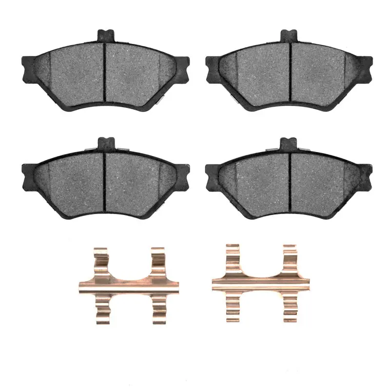R1 95-97 Ford Crown Victoria Front Semi Met Pads & Hardware Kit 1