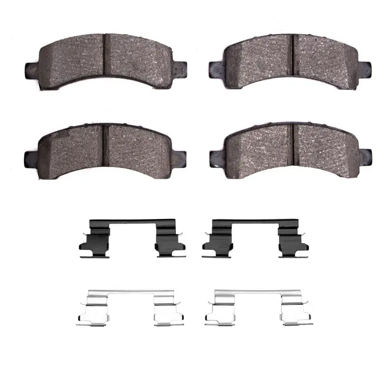 R1 03-20 Chevrolet Express 3500 Rear Semi Met Pads & Hardware Kit 1