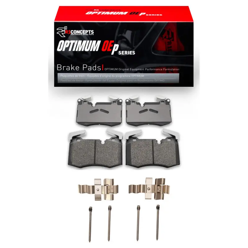 R1 09-14 Mini Cooper Clubman Front Optimum Oe Pads & Hardware Kit 1