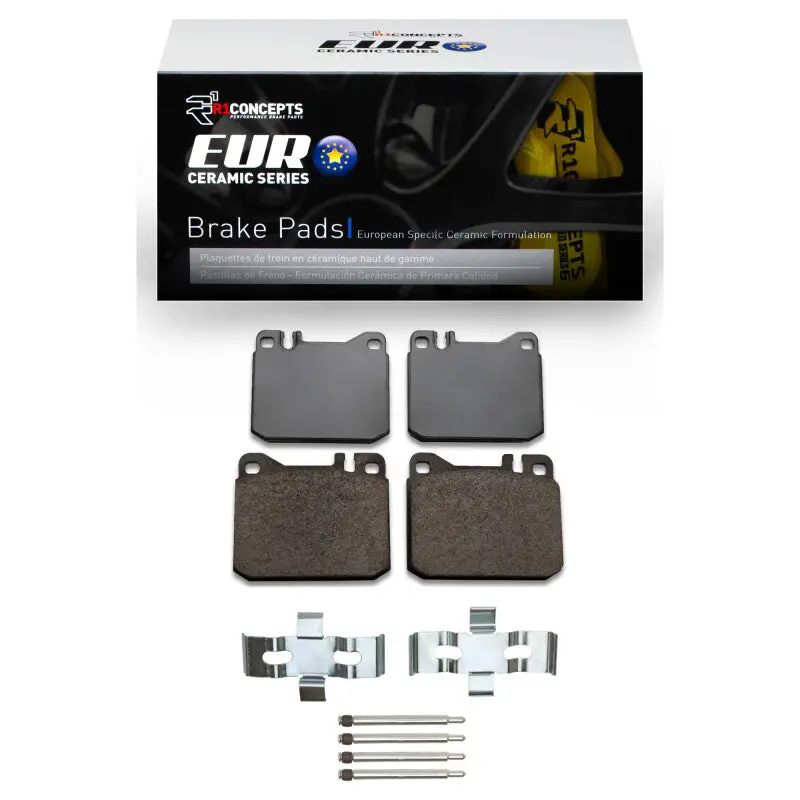 R1 1972-1979 Mercedes-Benz 300Sd Front R1 Euro Ceramic Pads & Hardware Kit 1