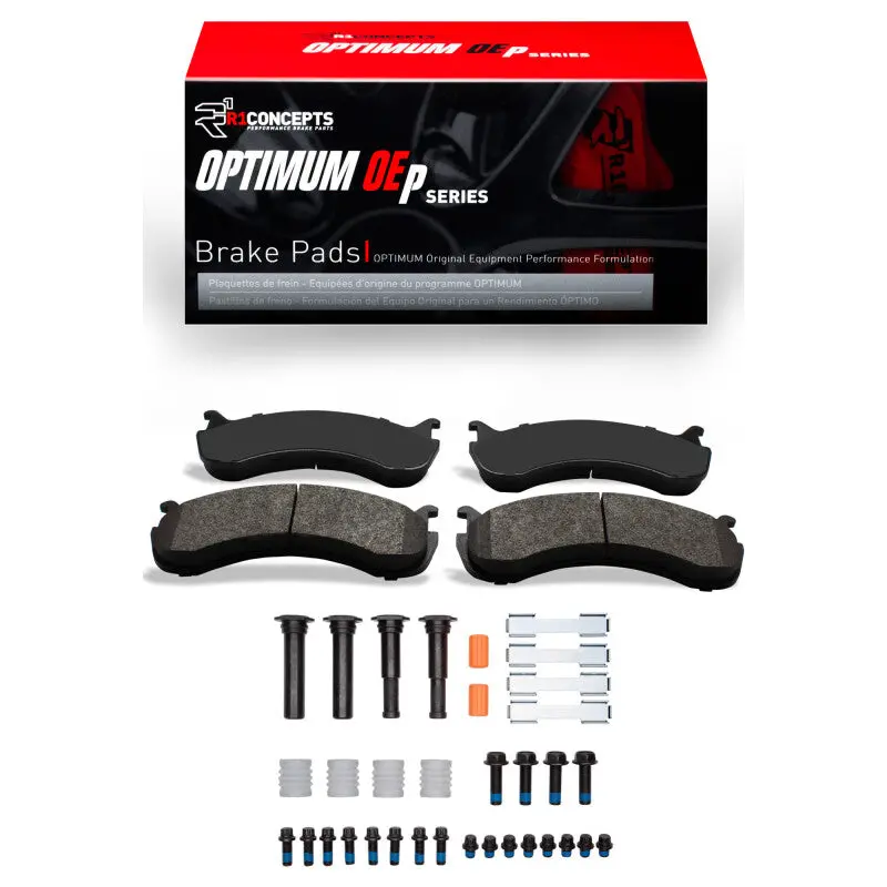R1 98-24 Beaver Motorcoach Monterey Front/Rear Optimum Oe Pads & Hardware Kit 1