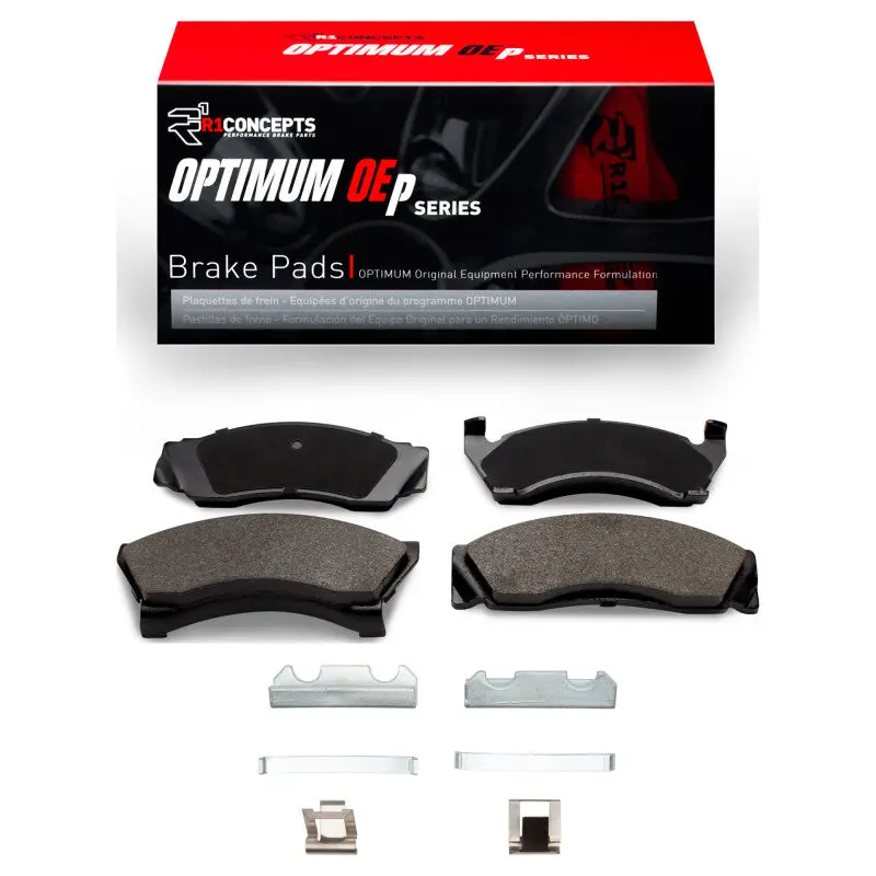 R1 75-80 Ford Granada Rear Optimum Oe Pads & Hardware Kit 1