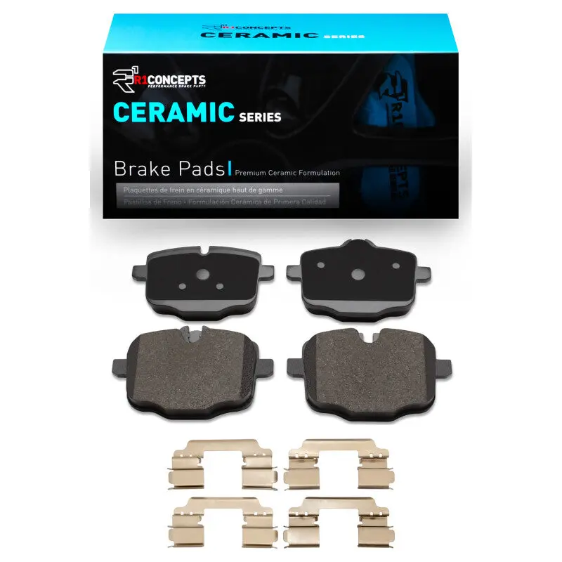 R1 12-19 Bmw M6 Rear Ceramic Pads & Hardware Kit 1