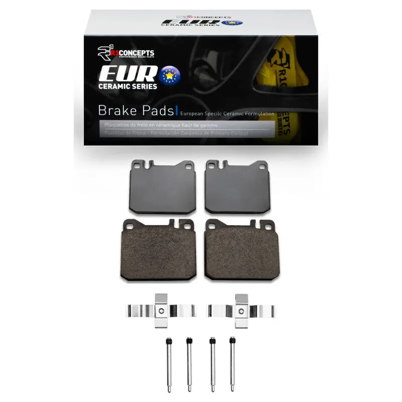 R1 73-79 Mercedes-Benz 280Ce Front Euro Ceramic Pads & Hardware Kit 1