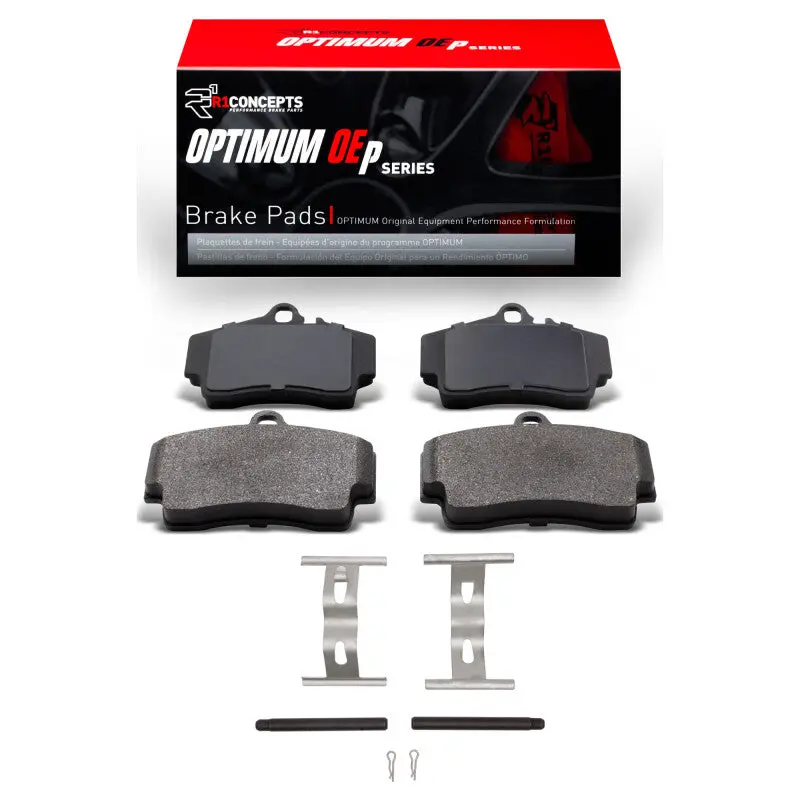 R1 1997-2012 Porsche Cayman Rear R1 Optimum Oe Pads & Hardware Kit 1