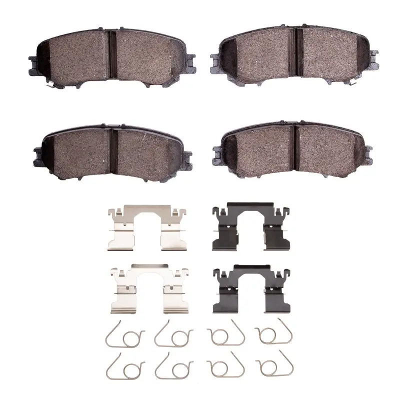 R1 17-24 Nissan Titan Rear Performance Off-Road/Tow Brake Pads & Hardware Kit 1