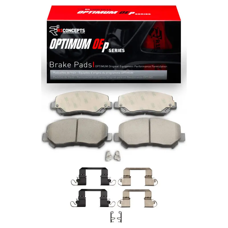 R1 2013-2016 Chrysler 200 Front R1 Optimum Oe Pads & Hardware Kit 1