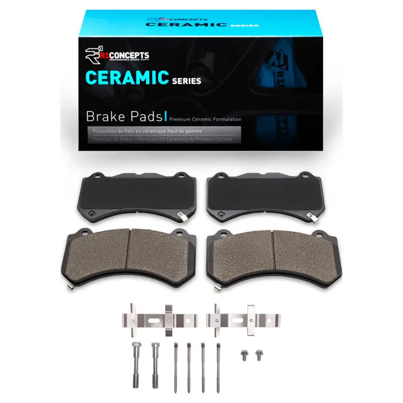 R1 09-22 Cadillac Cts Front Ceramic Brake Pads & Hardware Kit 1