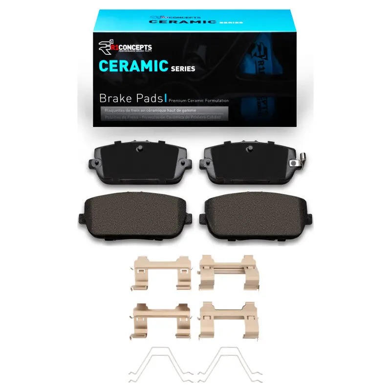 R1 2006-2025 Fiat 124 Spider Rear R1 Ceramic Pads & Hardware Kit 1