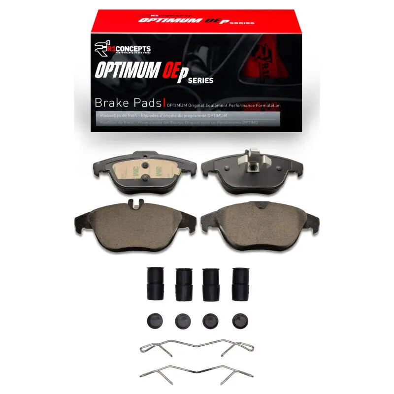 R1 10-17 Mercedes-Benz E400 Rear Optimum Oe Pads & Hardware Kit 1