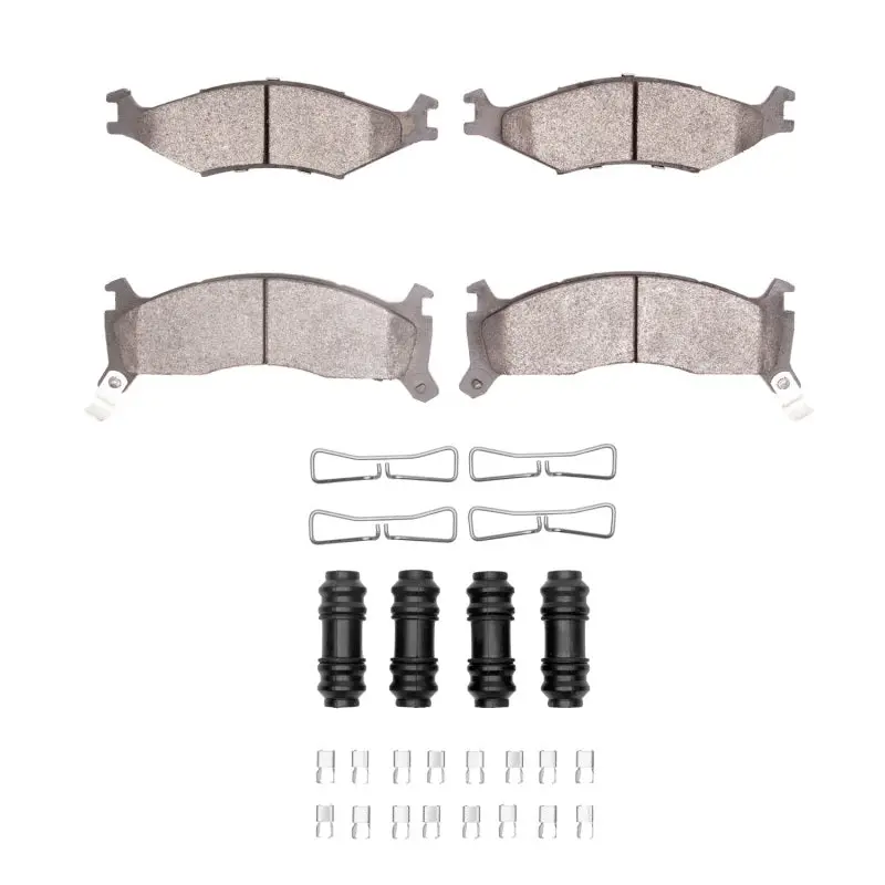 R1 95-97 Kia Sportage (Usa/Canada) Front Semi Met Pads & Hardware Kit 1