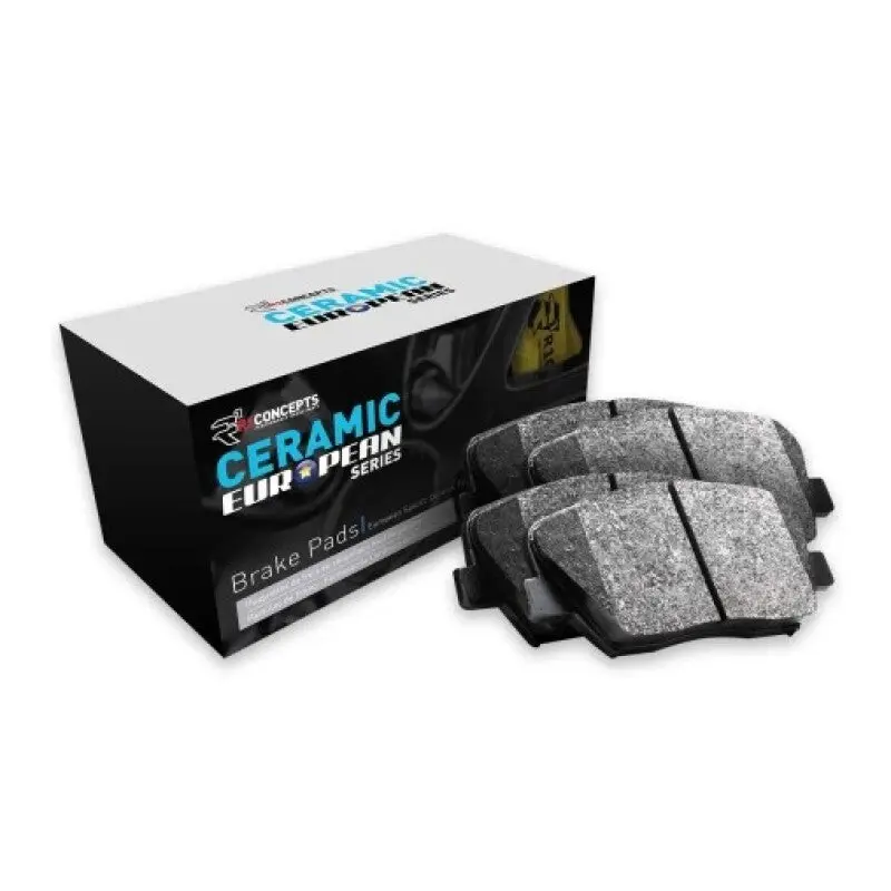 R1 19-25 Porsche Macan Front Euro Ceramic Brake Pads And Hardware Kit 1