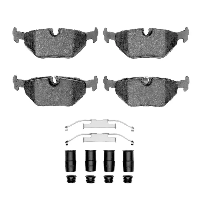 R1 91-08 Bmw 325Is Rear Semi Met Pads & Hardware Kit 1
