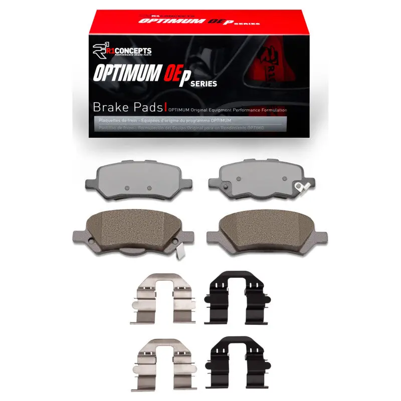 R1 09-15 Toyota Venza Rear Optimum Oe Pads & Hardware Kit 1