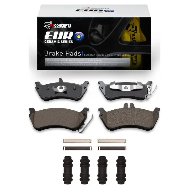R1 98-05 Mercedes-Benz Ml350 Rear Euro Ceramic Pads & Hardware Kit 1