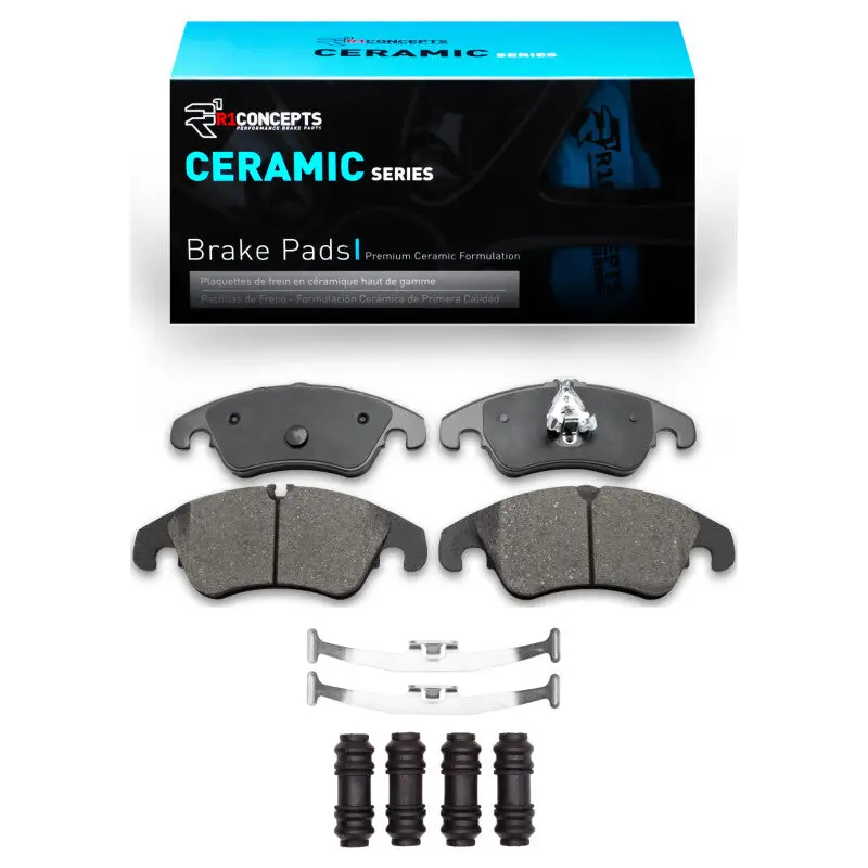 R1 2009-2017 Audi Q5 (Mexico) Front R1 Ceramic Pads & Hardware Kit 1
