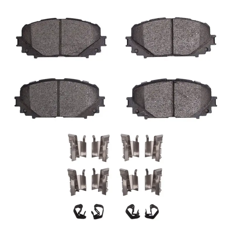 R1 12-18 Toyota Yaris (Usa/Canada) Front Ceramic Pads & Hardware Kit 1