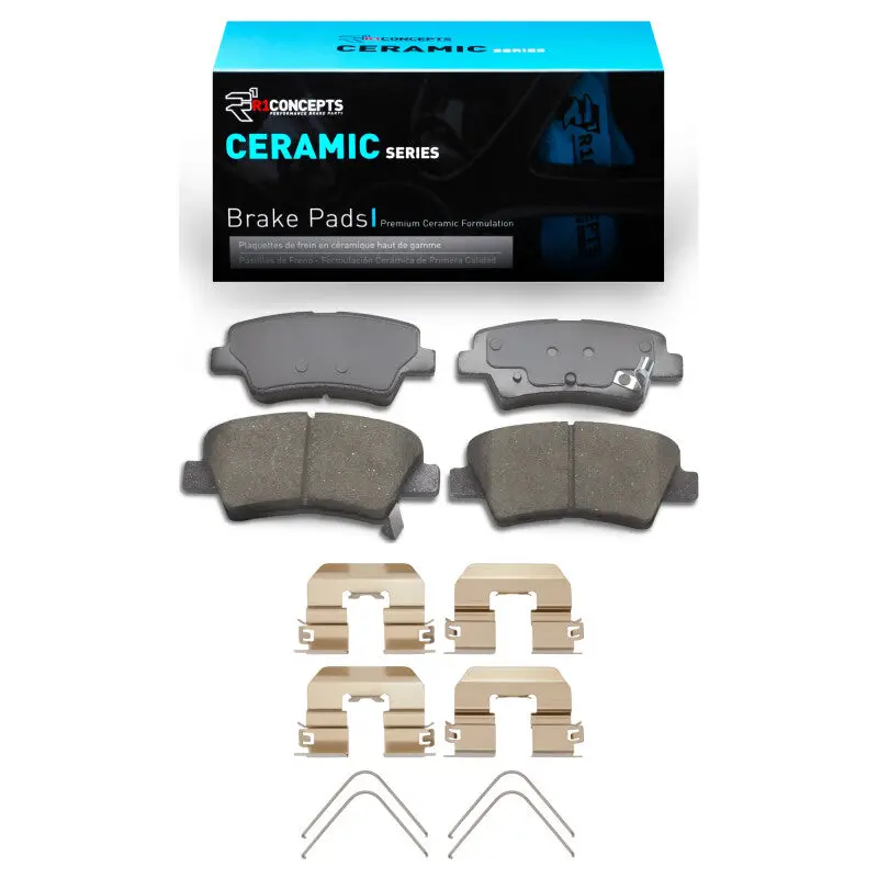 R1 17-25 Hyundai Nexo Rear Ceramic Pads & Hardware Kit 1