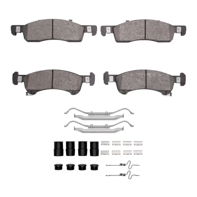 R1 02-06 Ford Expedition Front Semi Met Pads & Hardware Kit 1