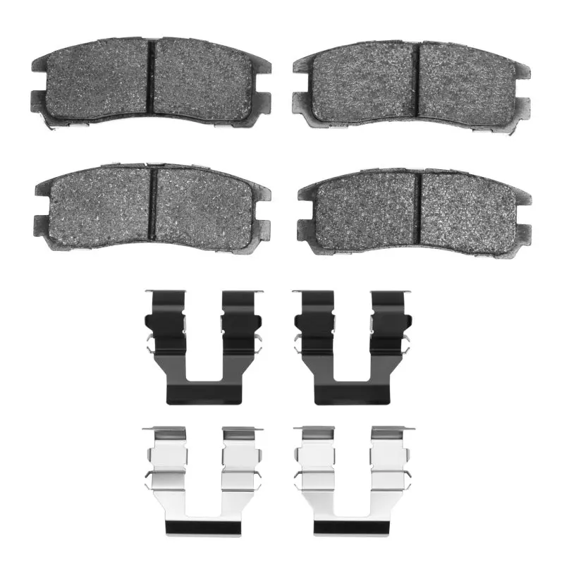 R1 92-12 Chrysler Sebring Rear Semi Met Pads & Hardware Kit 1