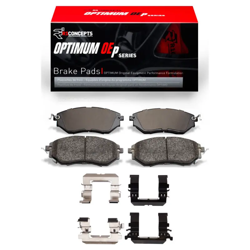 R1 2005-2021 Subaru Tribeca Front R1 Optimum Oe Pads & Hardware Kit 1