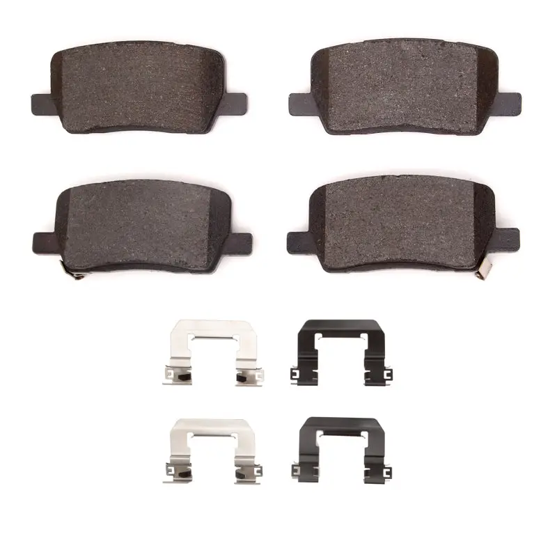 R1 17-25 Tesla Model X Rear Ceramic Pads & Hardware Kit 1
