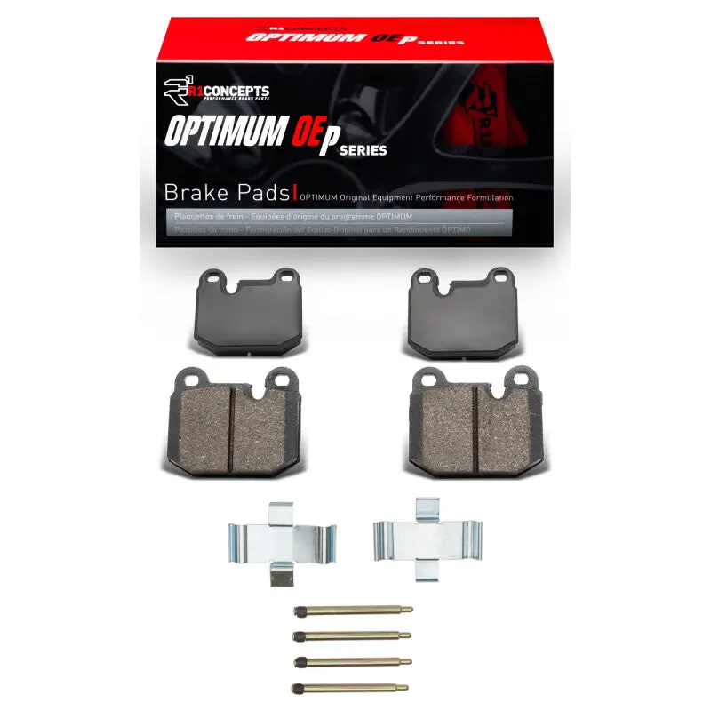R1 76-77 Bmw 320I (Usa/Canada) Front Optimum Oe Pads & Hardware Kit 1
