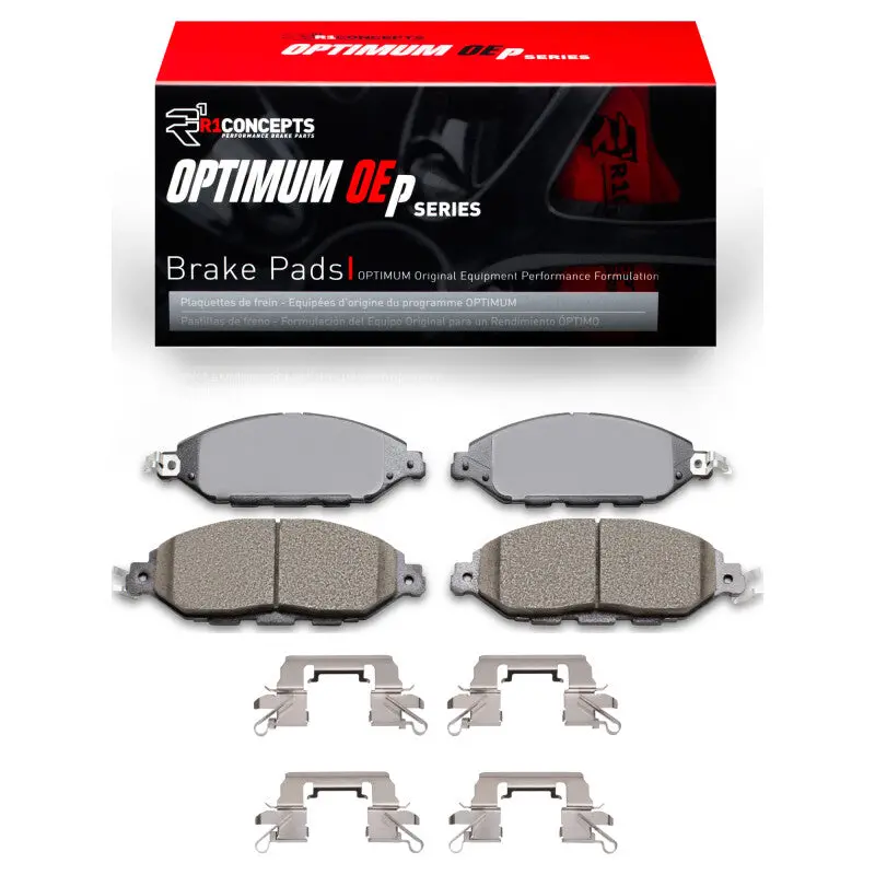 R1 2013-2024 Infiniti Qx60 Front R1 Optimum Oe Pads & Hardware Kit 1