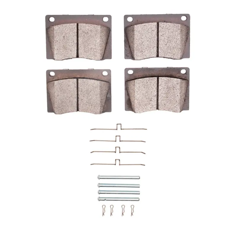 R1 1961-1979 Jaguar Xke Front R1 Semi Met Pads & Hardware Kit 1