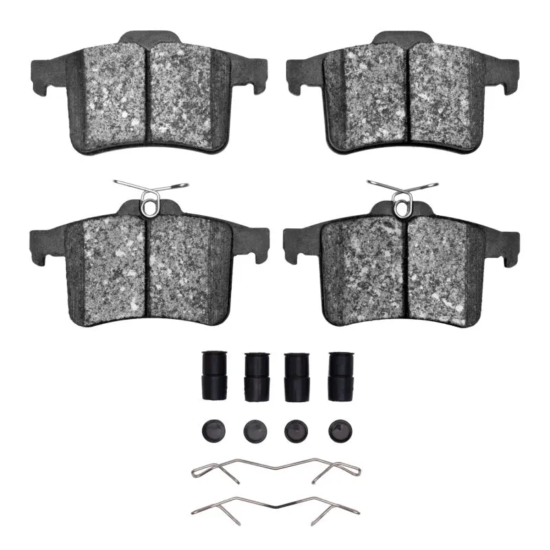 R1 10-15 Jaguar Xfr Rear Semi Met Pads & Hardware Kit 1
