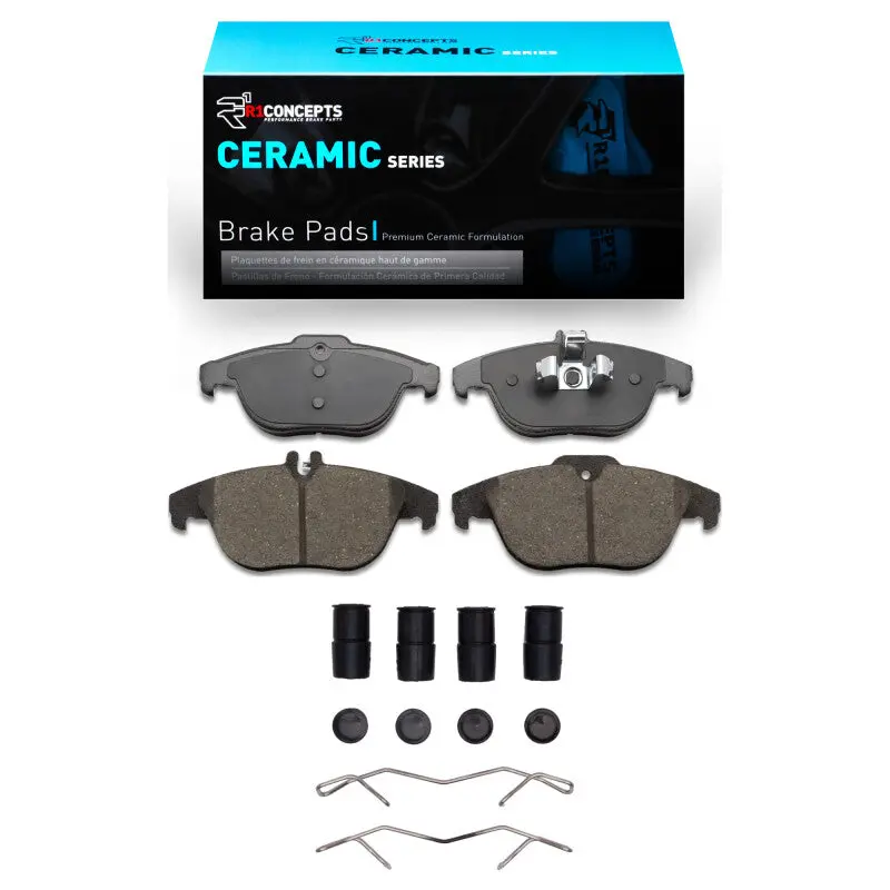 R1 2009-2015 Mercedes-Benz Glk280 (Mexico) Rear R1 Ceramic Pads & Hardware Kit 1