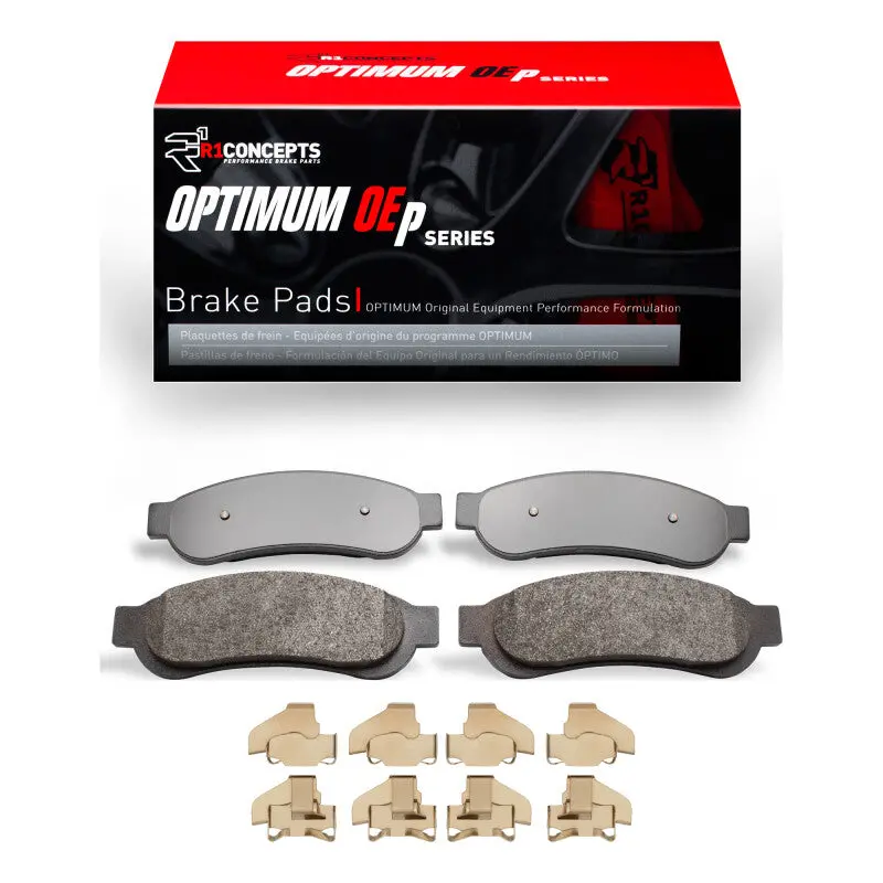 R1 10-12 Ford F-450 Super Duty Rear Optimum Oe Pads & Hardware Kit 1