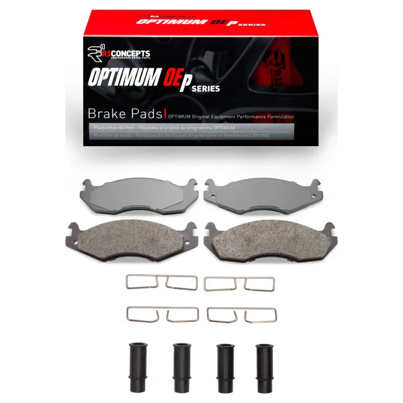 R1 82-92 American Motors Concord Front Optimum Oe Pads & Hardware Kit 1