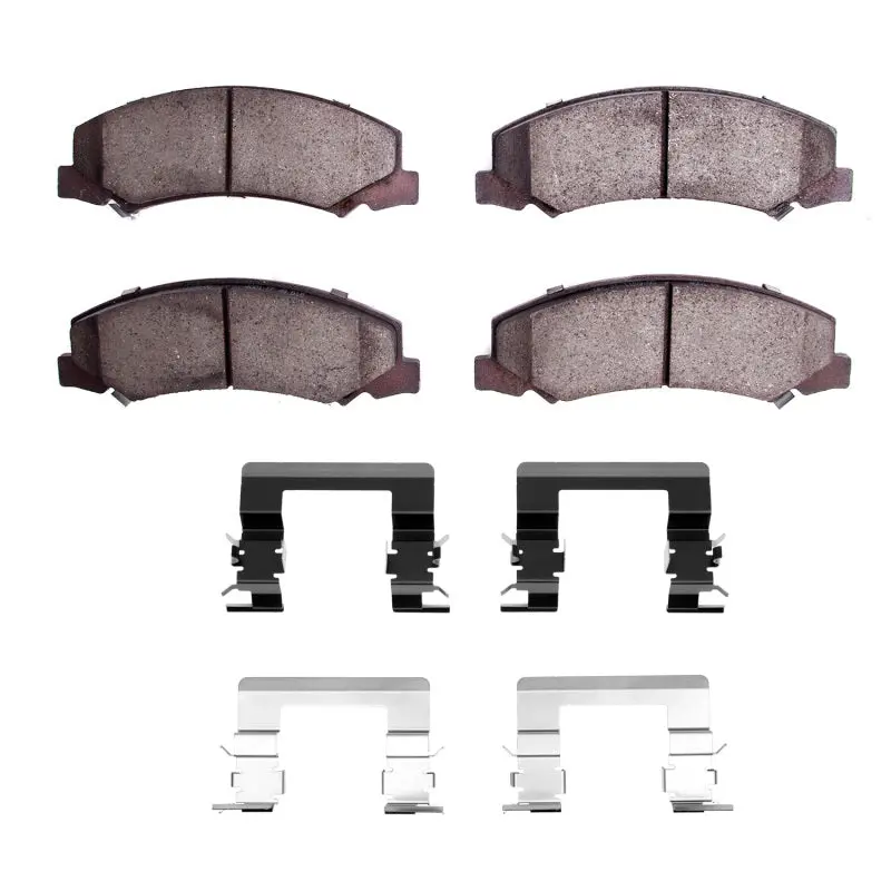 R1 06-16 Chevrolet Impala Limited Front Euro Ceramic Brake Pads And Hardware Kit 1