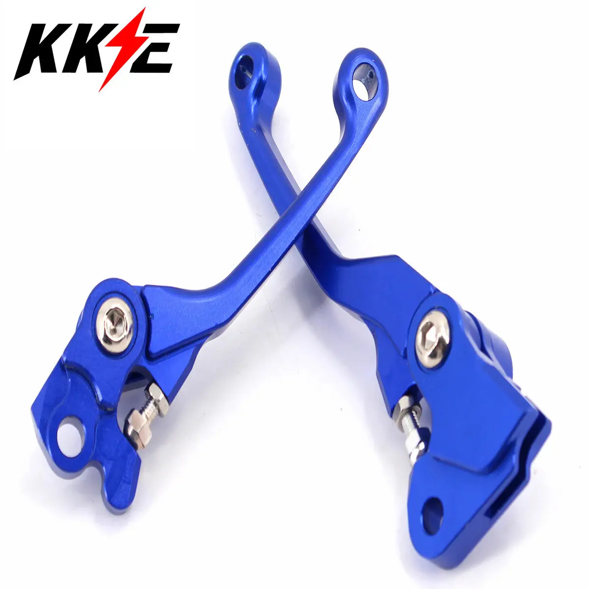 Kke Blue Brake Clutch Levers Fit Yamaha Yz125/250 Yz250f Yz450f 03-07 1