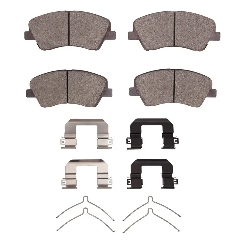 R1 18-23 Hyundai Accent Front Ceramic Pads & Hardware Kit 1