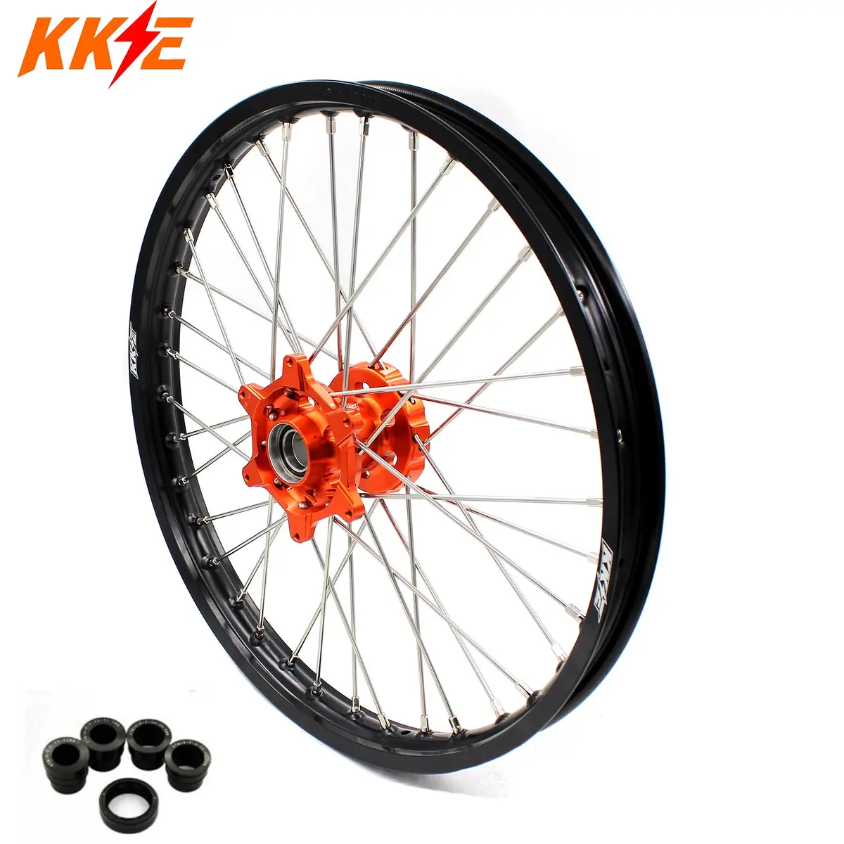 Kke 21×1.6 Front Spoked Wheel Rim For Ktm Sx Sxf Xcw Xcf Xc Exc Excf Excw 125-530Cc 2003-2025 1