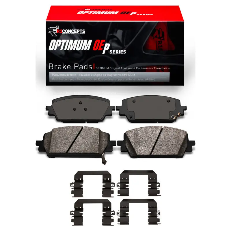 R1 21-26 Genesis Gv70 Front Optimum Oe Brake Pads & Hardware Kit 1