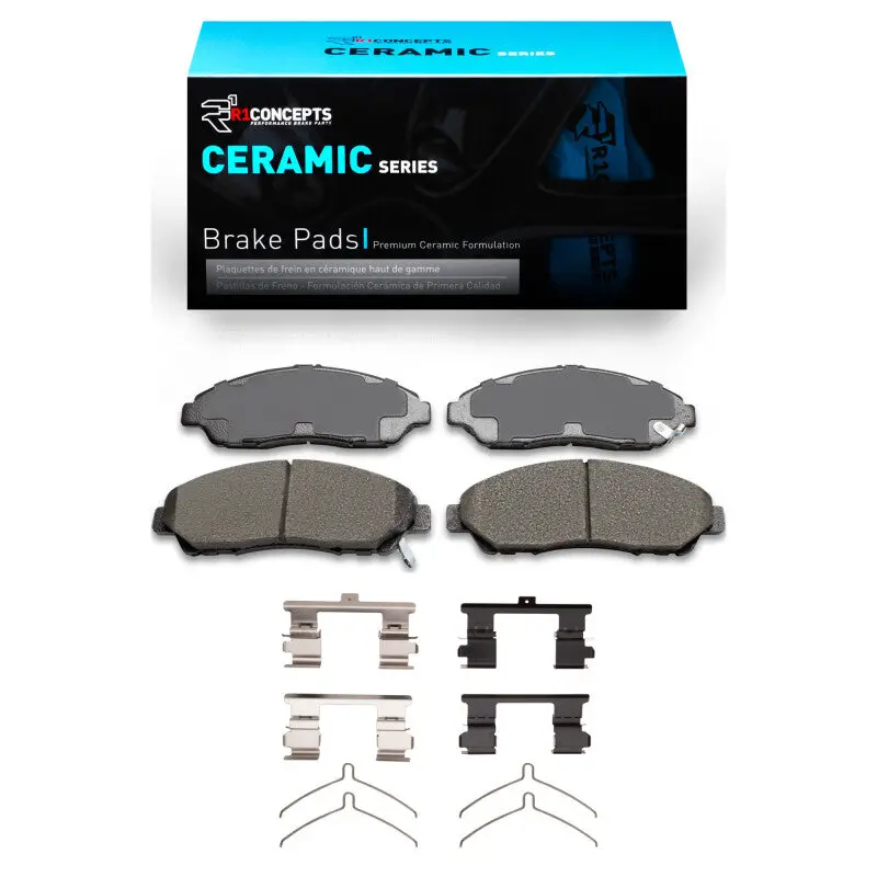 R1 17-20 Acura Mdx Front Ceramic Pads & Hardware Kit 1