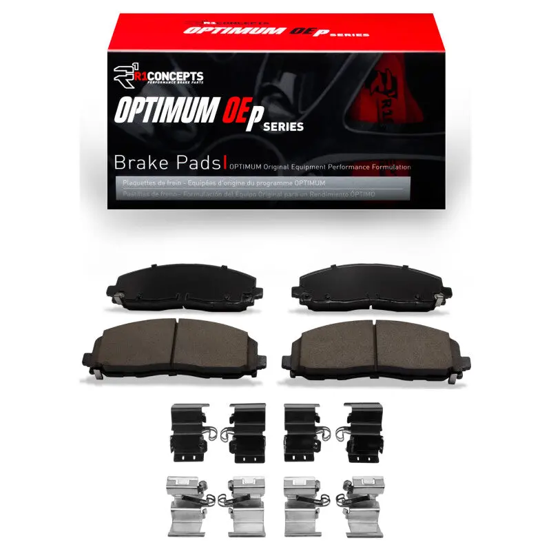 R1 2012-2025 Chrysler Grand Caravan Front R1 Optimum Oe Pads & Hardware Kit 1
