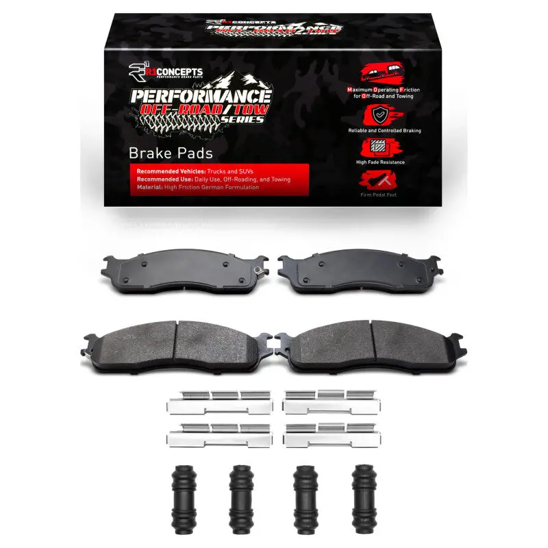 R1 03-08 Dodge Ram 4000 (Mexico) Front Performance Off-Road/Tow Brake Brake Pads & Hardware Kit 1